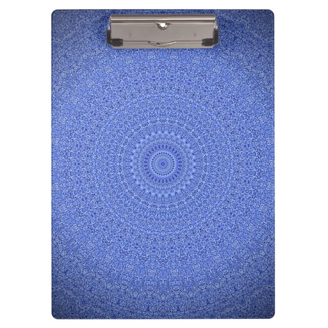 Blue Mandala Clipboard (Front)
