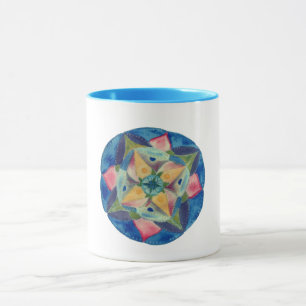 Blue Mandala Combo Mug