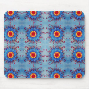 Blue mandala  Mousepad