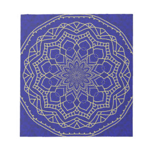 Blue Mandala Notepad