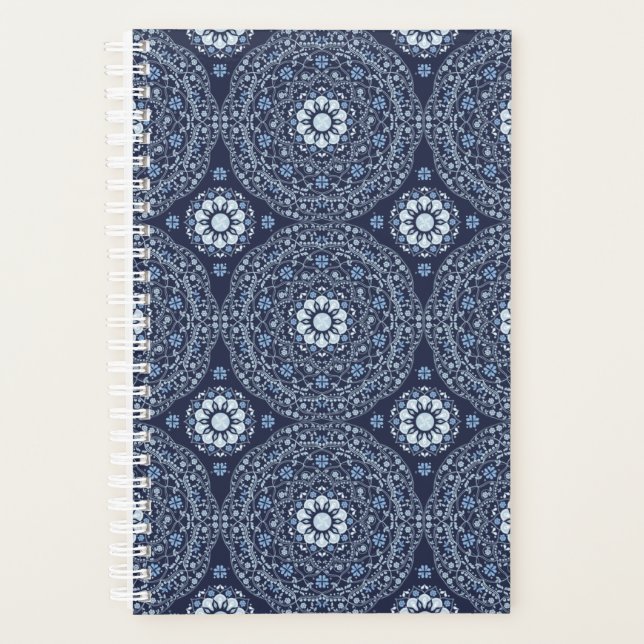 Blue Mandala Planner (Front)