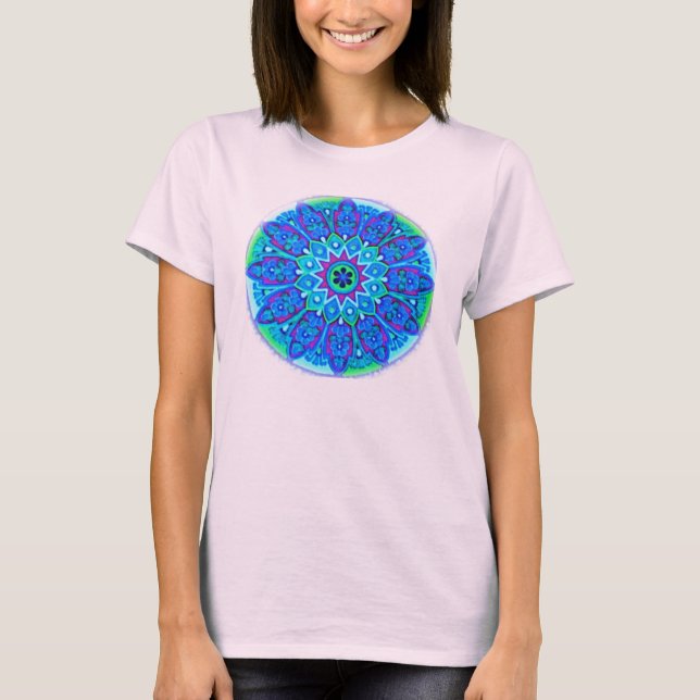 Blue Mandala T-Shirt (Front)