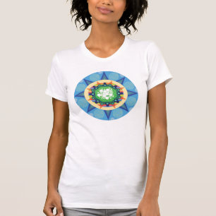 Blue mandala  t-shirt