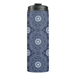 Blue Mandala Thermal Tumbler