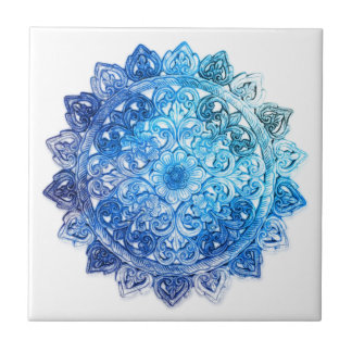 Blue Mandela Tile