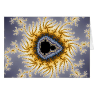 Blue Mandelbrot - Fractal Card