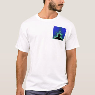 Blue Mandelbrot T-Shirt