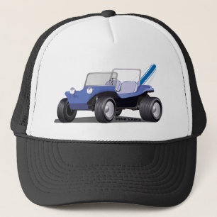 Blue Manx Side Trucker Hat