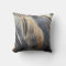 Blue Marans Feathers - Throw Pillow