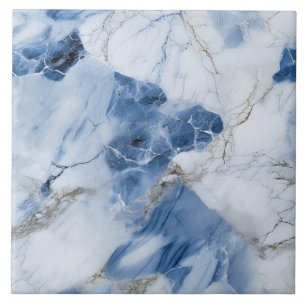 blue marble abstract coastal pattern tile