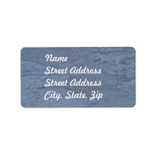 Blue Marble Address Sticker