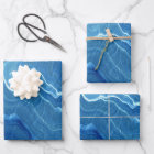 Blue Marble Agate Abstraction