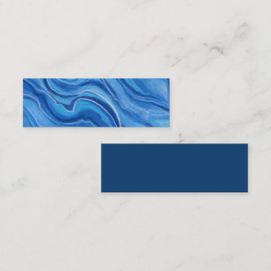 Blue Marble Bookmarks Mini Business Card