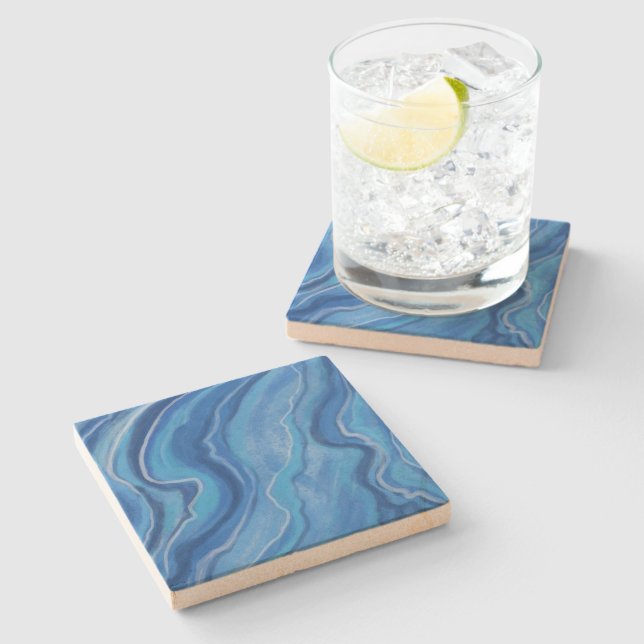 Blue Marble Coaster  (Side)