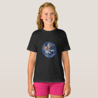 Blue Marble Earth, 2014 Satellite Photograph Girls