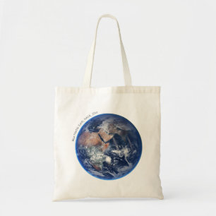 Blue Marble Earth, 2014 Satellite Photograph Tote Bag