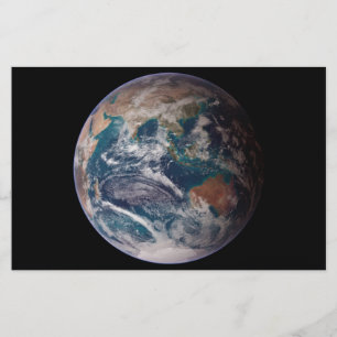 Blue Marble Earth (Eastern Hemisphere) Stationery