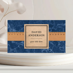 Blue Marble Granite Splashback Kitchen Countertop Business Card