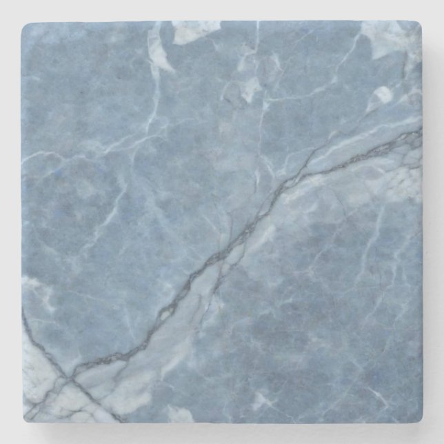 Blue Marble Look Stone Coaster (Front)