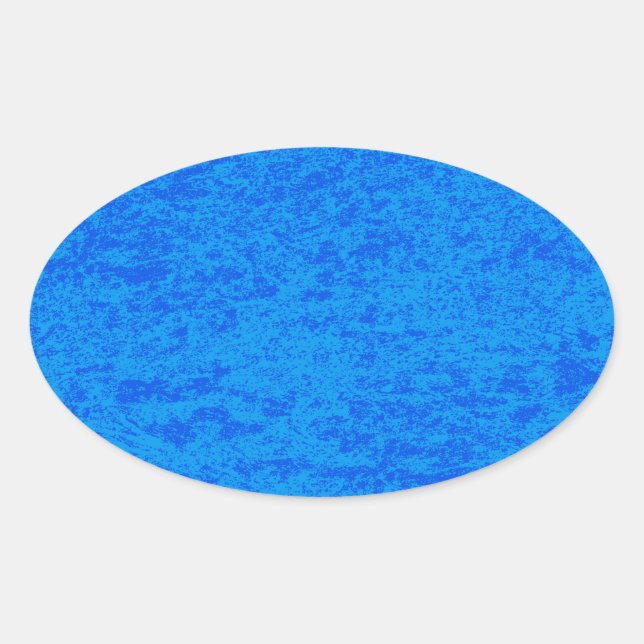 Blue Marble Oval Sticker (Front)