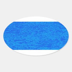 Blue Marble Oval Sticker