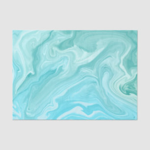 Blue Marble Pattern Tissue Paper