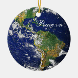 Blue Marble_Peace on Earth_Goodwill to all Ceramic Tree Decoration
