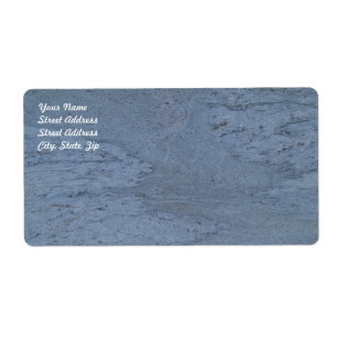 Blue Marble Shipping Label