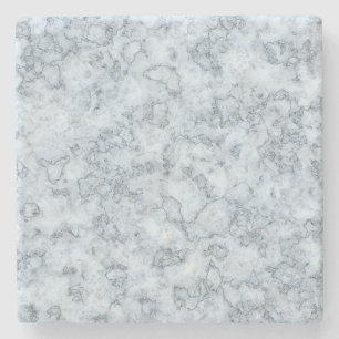 Blue marble stone coaster