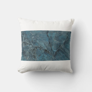 blue marble texture background, Italian marbel wit Cushion