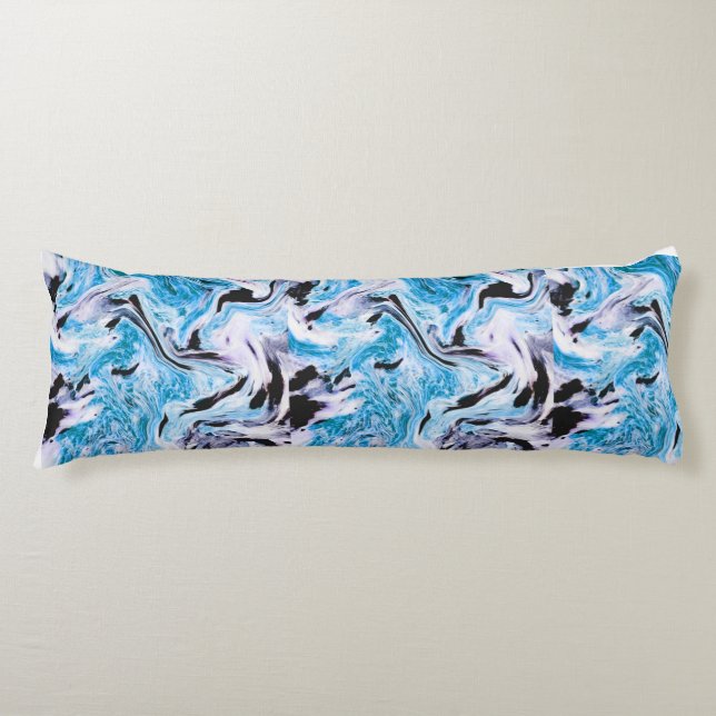 Blue Marble Texture Body Cushion (Front)