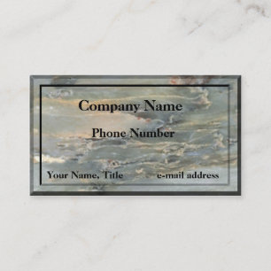 Blue Marble Texture Business Card