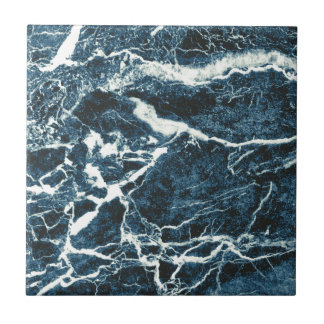 Blue marble tile