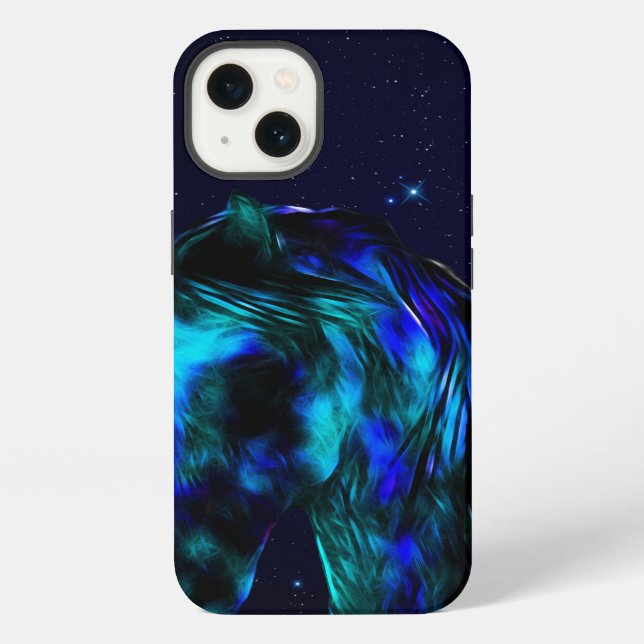 Blue Mare iPhone Case (Back)