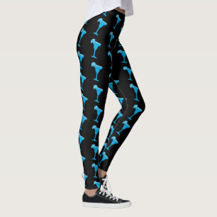 Blue Margarita Leggings