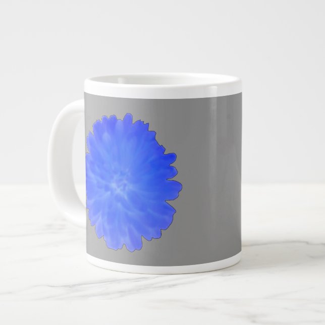 Blue Marigold Mug (Front Left)