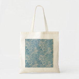 Blue Marigolds (by William Morris) Tote Bag
