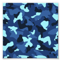 Blue marine army camo camouflage pattern