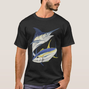 Blue marlin and yellowfin tuna T-Shirt