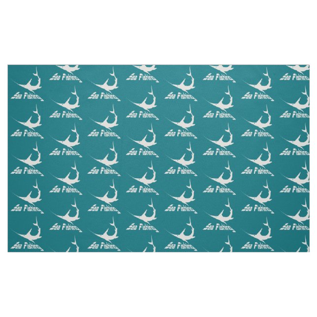 Blue marlin fabric (Fat Quarter)