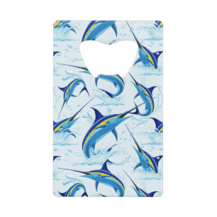 Blue Marlin Jumping out of Ocean