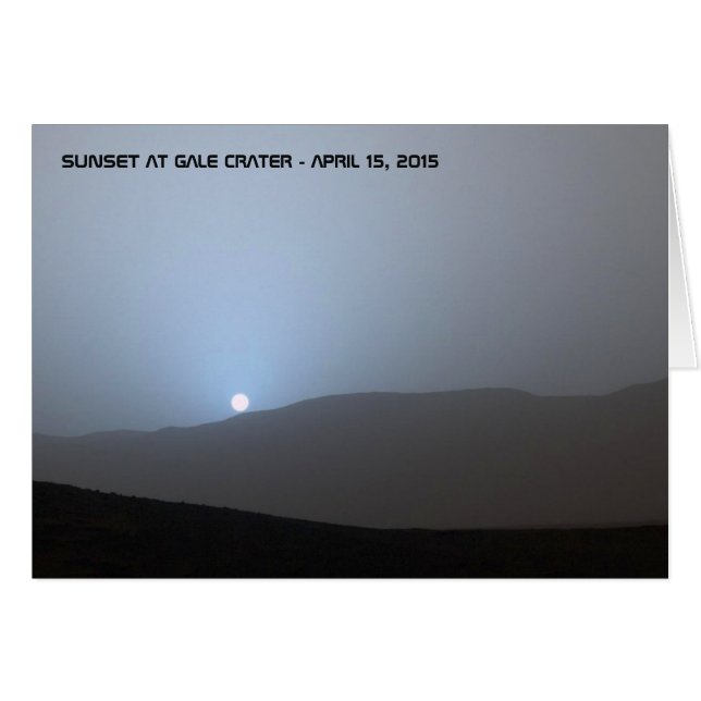 Blue Martian Sunset (Front Horizontal)