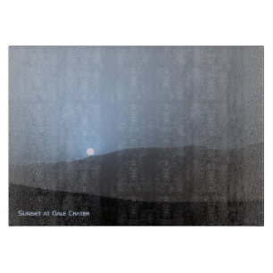 Blue Martian Sunset Cutting Board