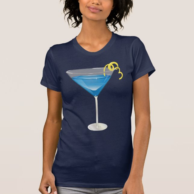 Blue Martini T-Shirt (Front)