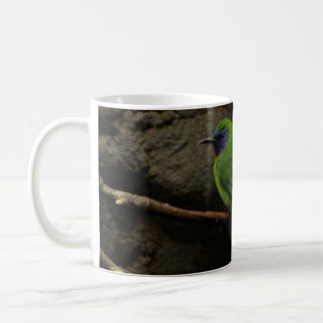 Blue Masked Leafbird Mug (Left)