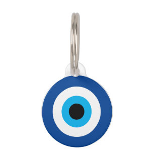 Blue Mati Evil Eye Pet ID tag