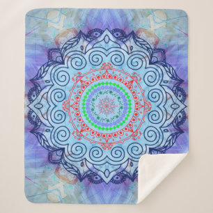 Blue Mcranala Sherpa Blanket