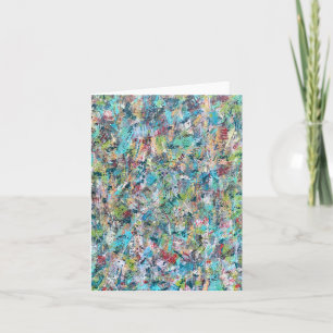 Blue Meadow Blank Note Card