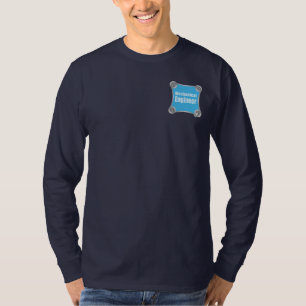 Blue Mechanical Engineer Fastener T-Shirt
