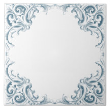 Blue Mediterranean Decorative Pattern